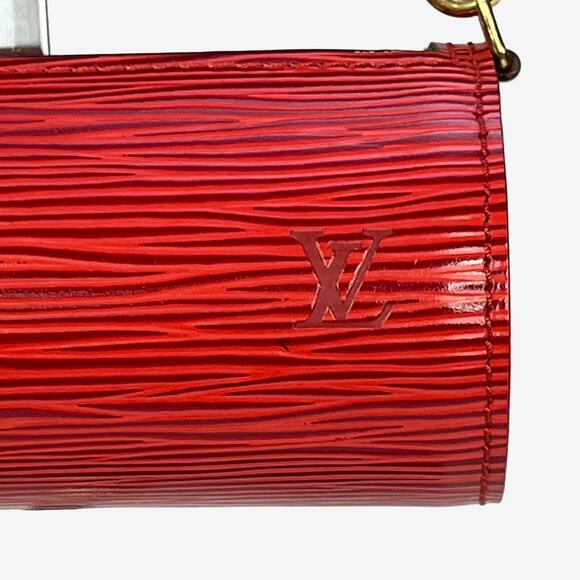 Louis Vuitton Rouge Epi Leather Mini Papillon Wristlet Bag 1996 France MI0976 - Picture 2 of 14